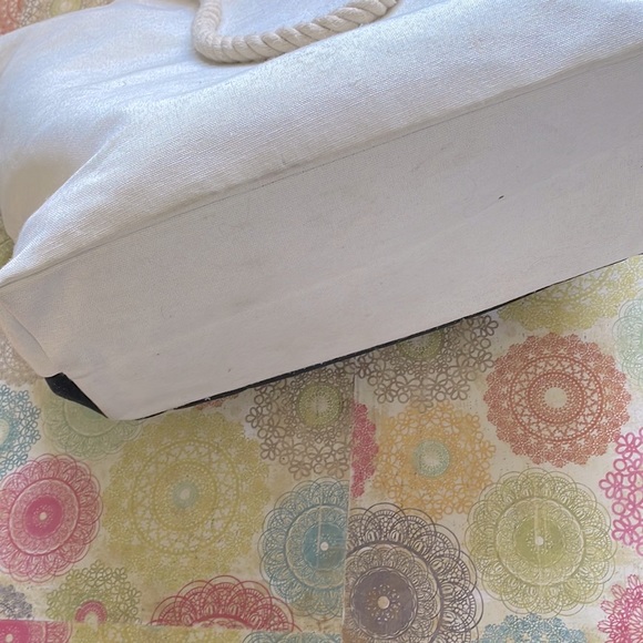 Canvas “Shell Yeah” Beach Tote - Picture 4 of 9